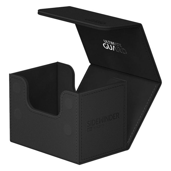 Ultimate Guard Sidewinder 80+ Xenoskin Monocolor Black Deck Box Carousel 2