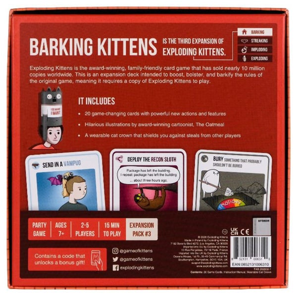 Barking Kittens (3rd Exploding Kittens Expansion) Carousel 2
