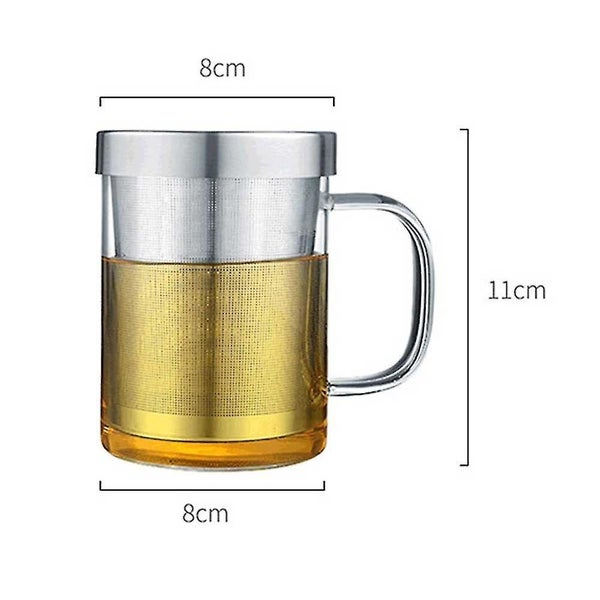 Glass Teapot with Infuser - Loose Leaf Tea Kettle with Stainless Steel Infuser Carousel 5