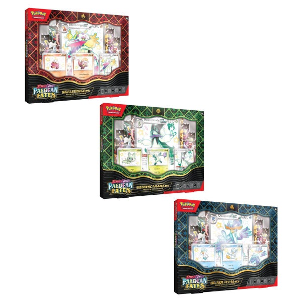Scarlet & Violet Paldean Fates Premium Collection (Set of 3) POKEMON TCG Carousel 1