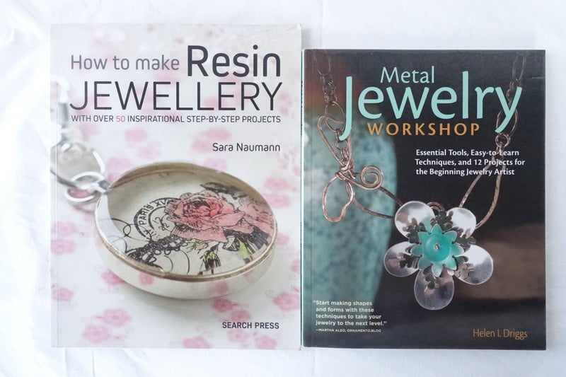 Metal Jewelry Workshop & How to Make Resin Jewlery (SKU BK8) Carousel 1
