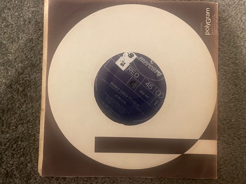 Junior - Mama used to say & Instrumental - 7" Vinyl $3 RESERVE!! Carousel 1