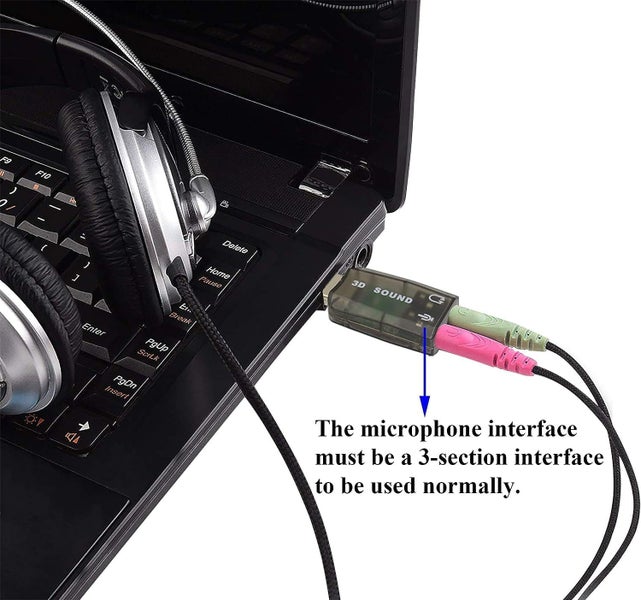 USB Sound Card Adapter 5.1 Channel External Adapter Stereo Sound Card Converter Carousel 2