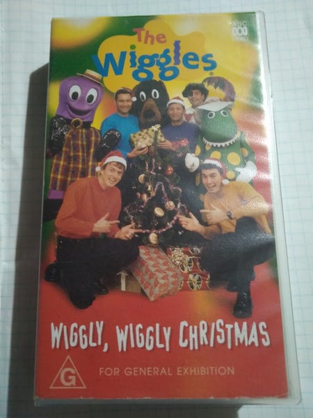Vtg The Wiggles Wiggly Wiggly Christmas Original Cast VHS Video 1997 PAL 40 mins Carousel 1
