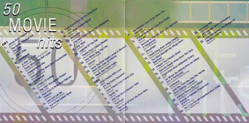 50 Movie Hits, Audio 2 CD Set Carousel 2