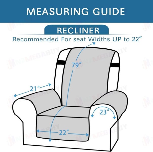 Recliner Covers Reversible Quilted Carousel 8