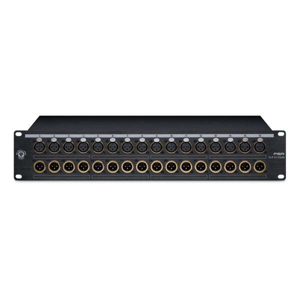 Black Lion Audio PBRXLR 32 DSub 32-Point Gold-Plated XLR/DB25 Patchbay Carousel 2