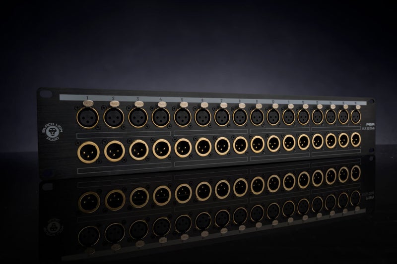 Black Lion Audio PBRXLR 32 DSub 32-Point Gold-Plated XLR/DB25 Patchbay Carousel 6