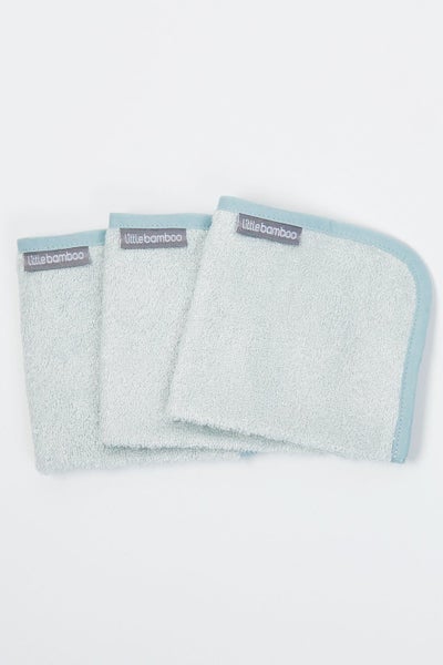 Little Bamboo: Towelling Washer - Whisper (3 pk) Carousel 4