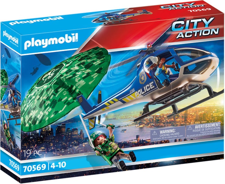 Playmobil: City Action - Police Parachute Search (70569) Carousel 1