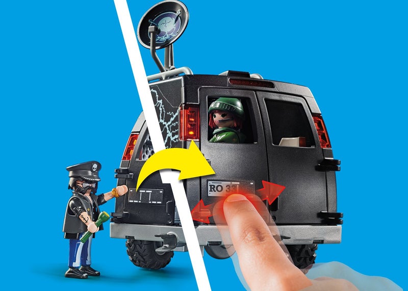 Playmobil: City Action - Helicopter Pursuit with Runaway Van (70575) Carousel 5