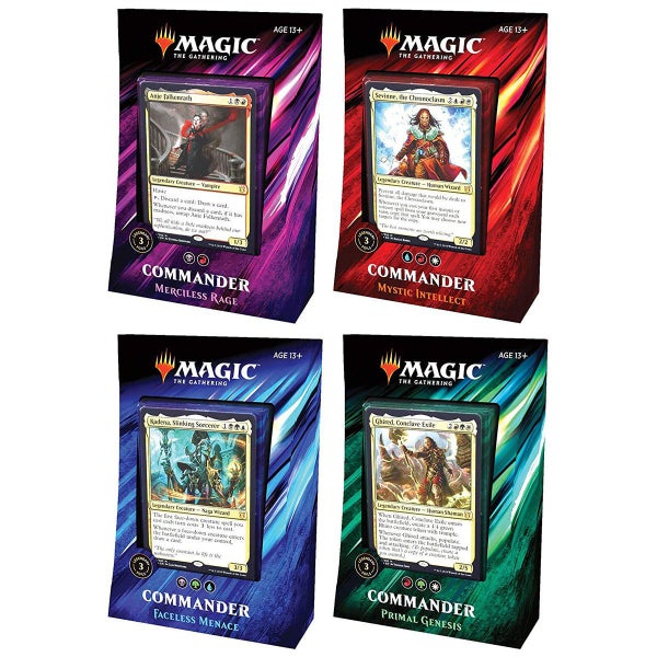 Magic Commander 2019 (set of 4) MTG Carousel 1