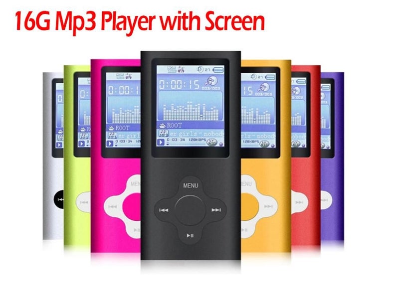 Blue 16GB Mp3 Player with 1.8” Screen Carousel 1