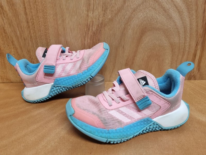 Adidas x Lego Pink Sports Shoes Youth Girls US 12K - Very Good Condition Carousel 1