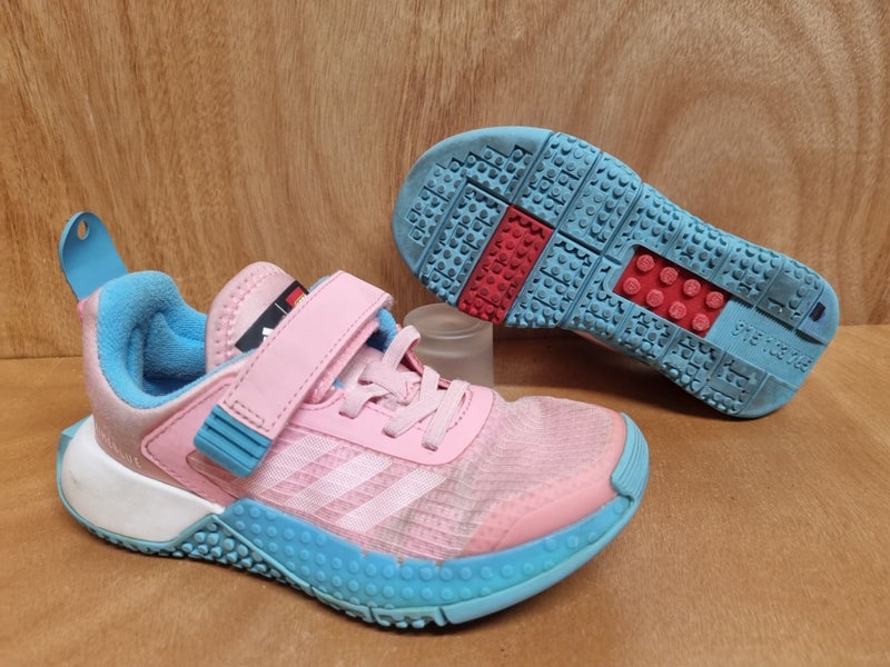 Adidas x Lego Pink Sports Shoes Youth Girls US 12K - Very Good Condition Carousel 2