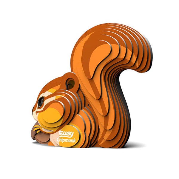 Eugy: Chipmunk - 3D Cardboard Model Carousel 4