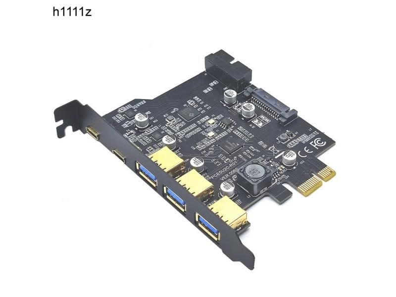 Type C USB 3.2 Gen2 PCIE Card Hub USB 3.0 PCI Express Board PCI-E PCI E USB 3 Carousel 1