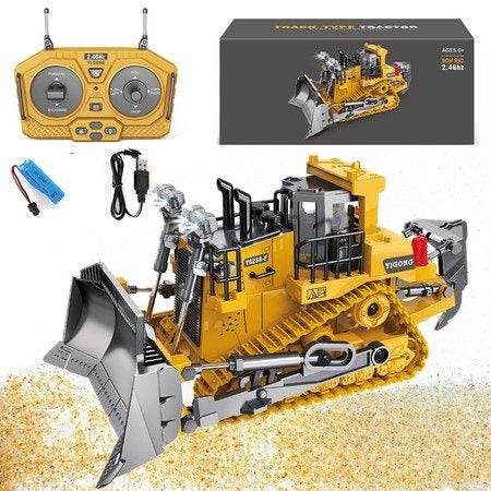 Remote Control Excavator Bulldozer Toys 1:24 RC Trucks Engineering Vehicle Toys Carousel 9