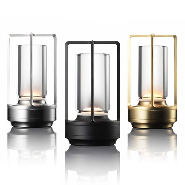 Modern Cordless 3 Color Dimmable Touch Control Table Lamp - USB Rechargeable Carousel 2