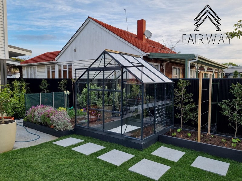 Fairway Glasshouse 8x8ft Double Door Carousel 1