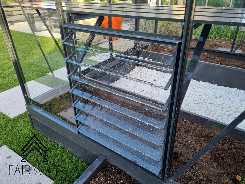 Fairway Glasshouse 8x8ft Double Door Carousel 19