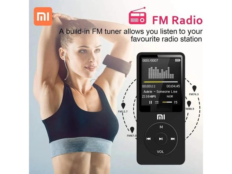 XIAOMI Mp3 Mp4 Player 16 GB Memory Card Portable Digital Screen Music FM Radio Carousel 2