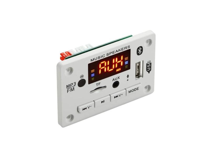Elistooop 12V MP3 WMA Decoder Board Audio Module USB TF Radio Bluetooth 5.0 Carousel 2