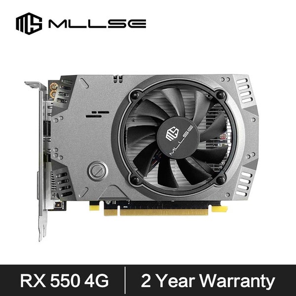 Graphics Card GDDR5 128Bit DVI HDMI DP PCI-E 3.0 Radeon GPU Rx 550 Carousel 2