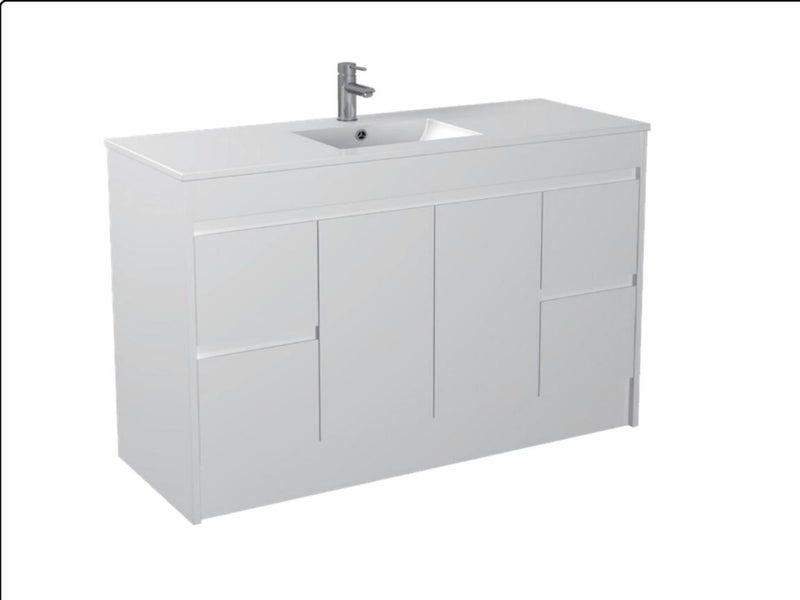 PVC 1200mm Ultra-thin Ceramic basin floor Vanity --- 100% Water Proof Carousel 1