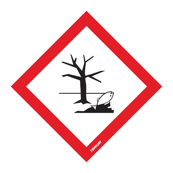 822 EMMJAY- HAZCHEM Environmentally Hazardous Substance Sign 250 x 250mm Carousel 1