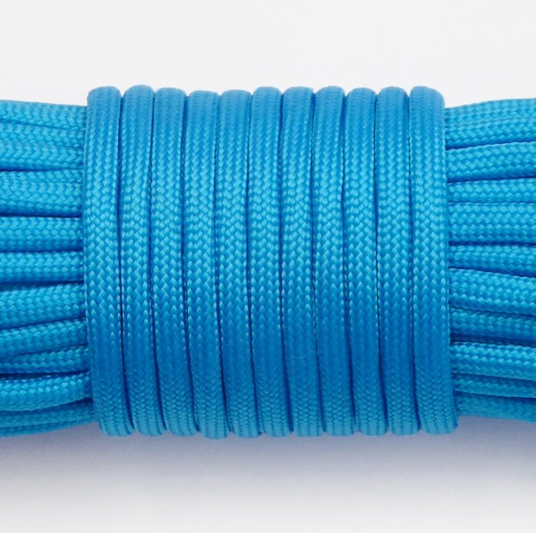 Paracord Rope 15m/50ft Sky Blue Carousel 1