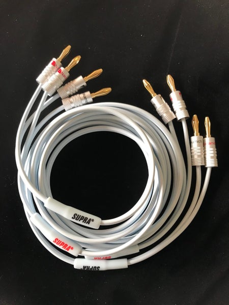 Supra Classic 2 x 4.0mm Terminated Speaker Cable, 2 Mtr Pair Carousel 1