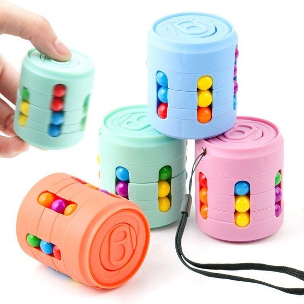 Multiple Functions Fidget Spinner Magic Colorful Beans Finger Carousel 2