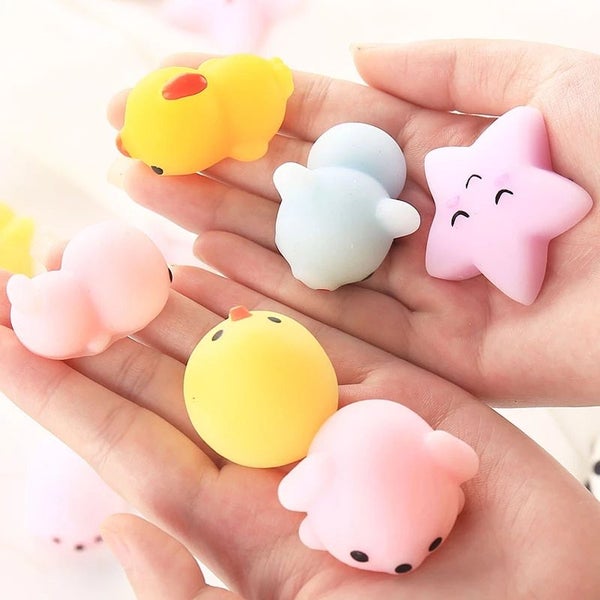 5 Random Pcs Cute Animals Pinch Ball Creative Decompression Toys Carousel 1