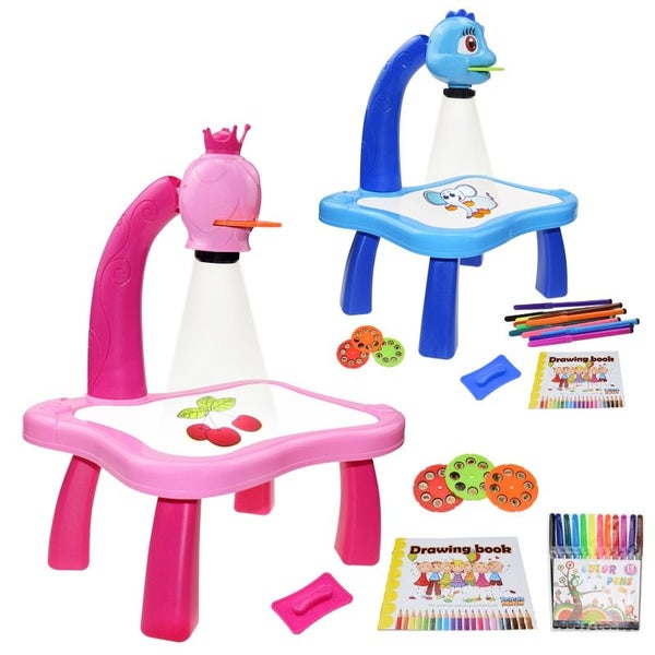 Children's Projection Drawing Board Enlightenment Early Learning Carousel 2