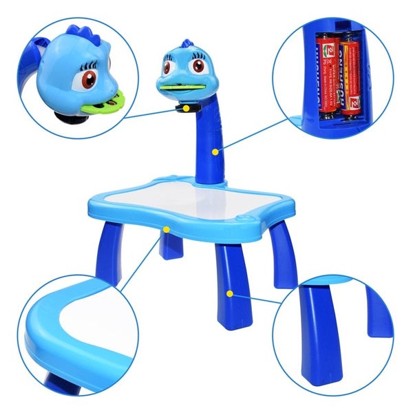 Children's Projection Drawing Board Enlightenment Early Learning Carousel 7