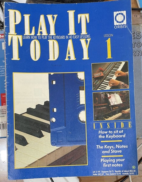 Orbis Learn how to Play the Keyboard in 40 Easy Lessons Full set Books Carousel 1