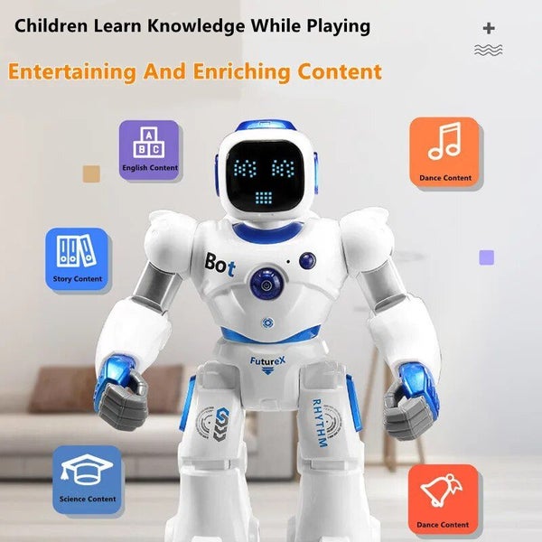 Smart Robots For Kids Large Programmable Interactive Rc Robot With Voice Control Carousel 5