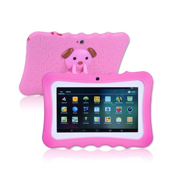 Children Tablet PC 7 Inch Android 4.4 With Silicone Case For Kids Learning Carousel 1