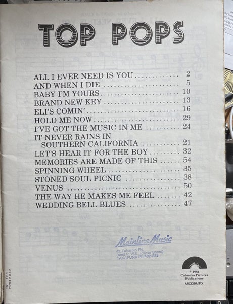 Easy to Play Speed Music 152 Top Pops Carousel 2