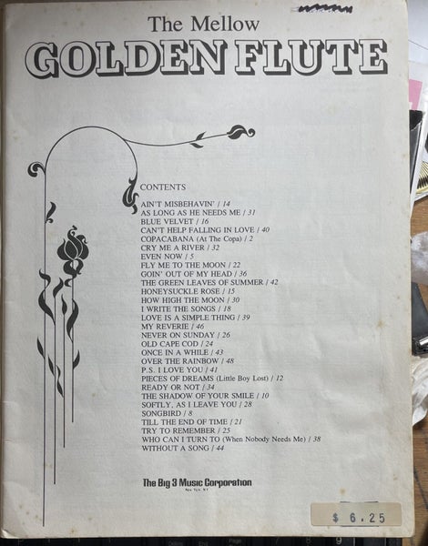 The Mellow Golden Flute Solos or Duets Carousel 2
