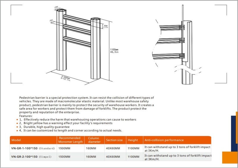 Pedestrian Barrier / Traffic Safety Barrier Carousel 2