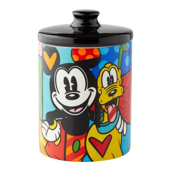 Britto - Mickey & Pluto Canister - Small Carousel 1