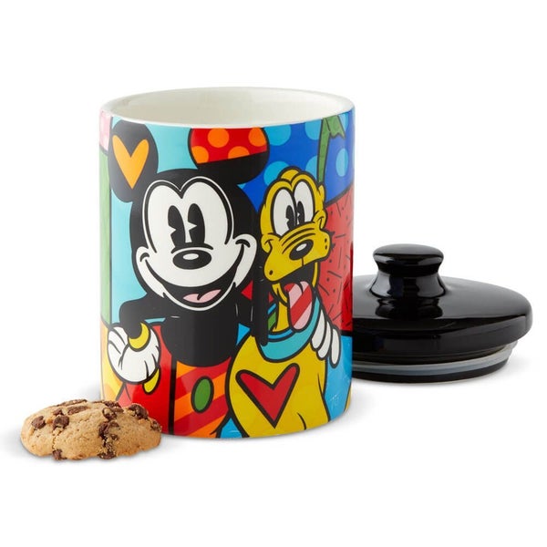 Britto - Mickey & Pluto Canister - Small Carousel 2