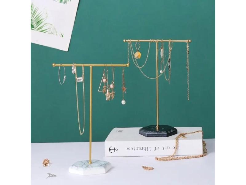 1pcs Jewelry Display Stand Minimalist T Shaped For Both Genders Carousel 2