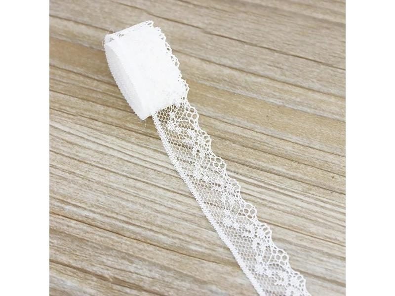 10 Yards Roll 20mm Black And White Lace Fabric Decoration Material Carousel 2