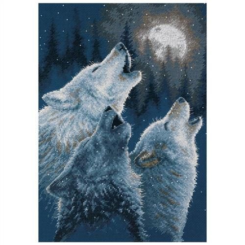Dimensions In Harmony - Wolves Cross Stitch Kit Carousel 1