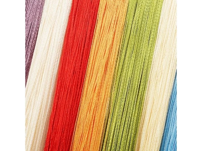 Curtains For Living Room100CMX200CM Thread Curtain For Living Room Door Wall Carousel 2