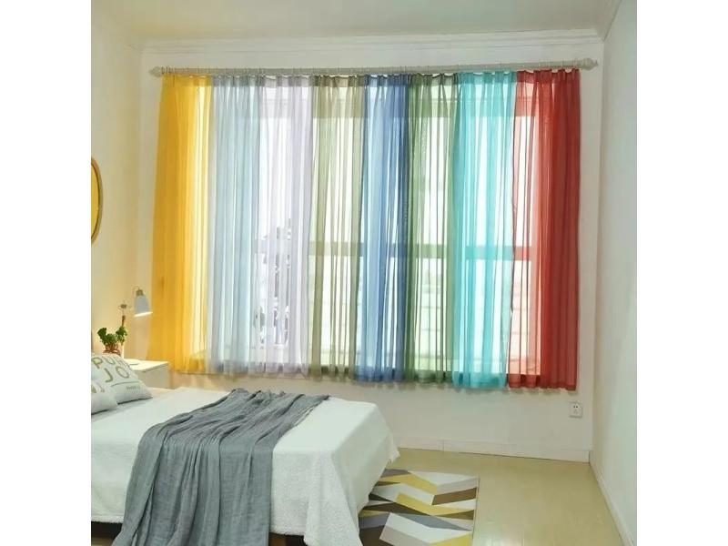 Free Custom Sheer Tulle Curtains For Bedroom Living Room Shading Heat Carousel 2