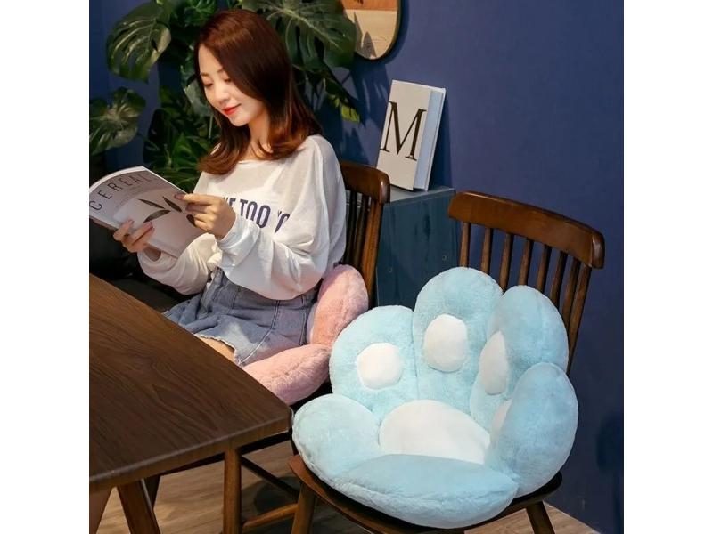 Cat Paw Back Soft Pillows Plush Chair Cushion Sofa Indoor Floor Home Chair Carousel 2